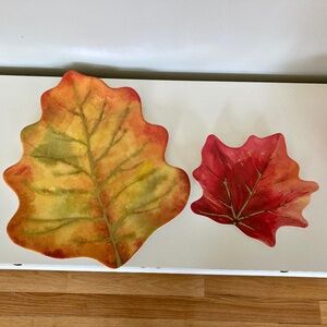 Autumn Leaf Platters